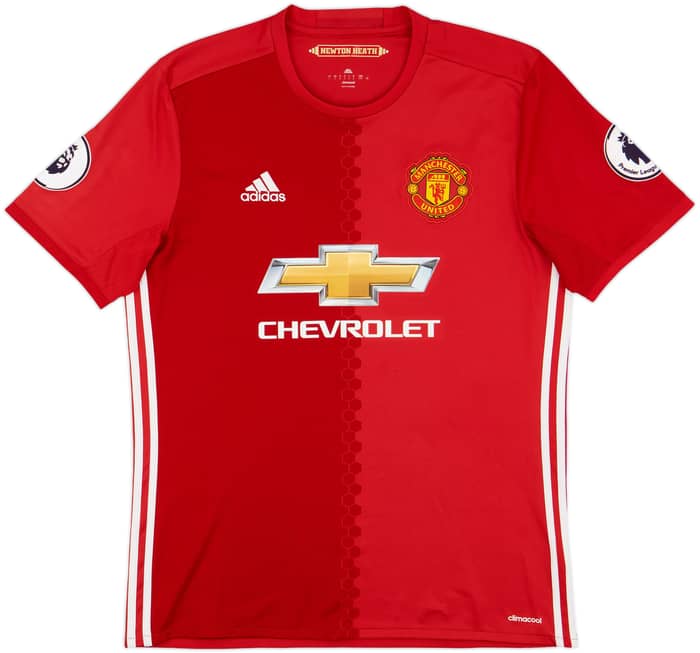 2016-17 Manchester United Home Shirt Pogba #6 - 8/10 - (L)