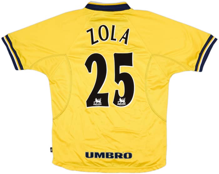 1998-00 Chelsea Third Shirt Zola #25 - 9/10 - (M)