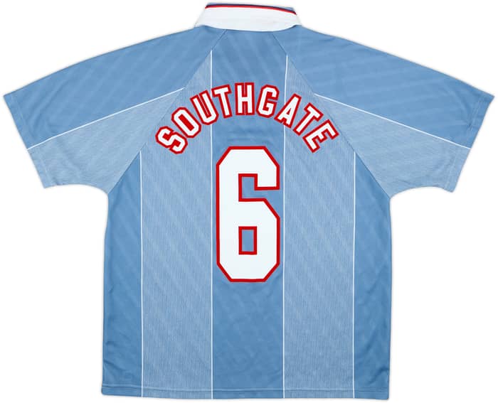 Camiseta de visitante de Inglaterra 1996-97 Southgate #6 - 9/10 - (L)