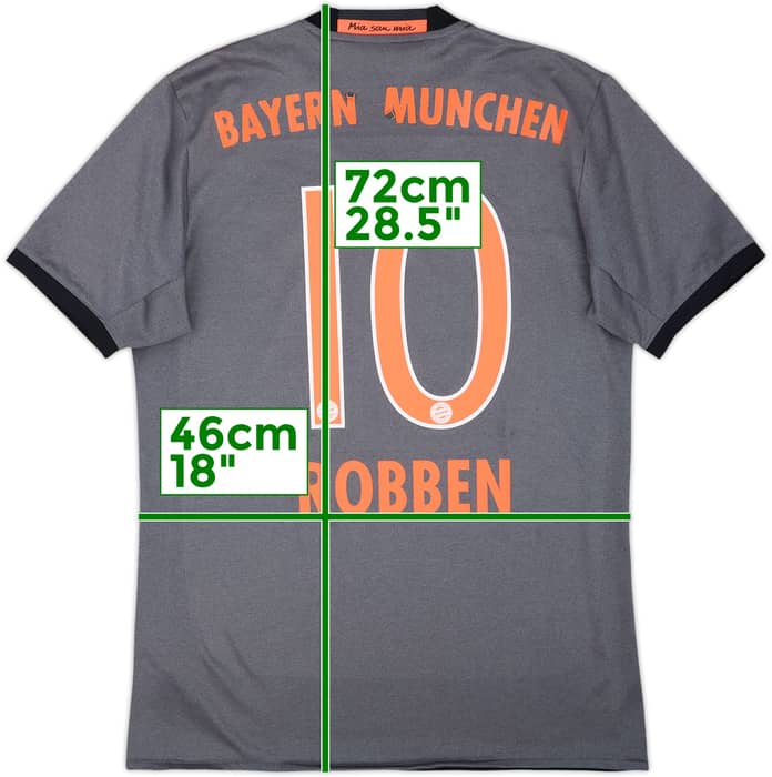 2016-17 Bayern Munich Away Shirt Robben #10 - 6/10 - (S)
