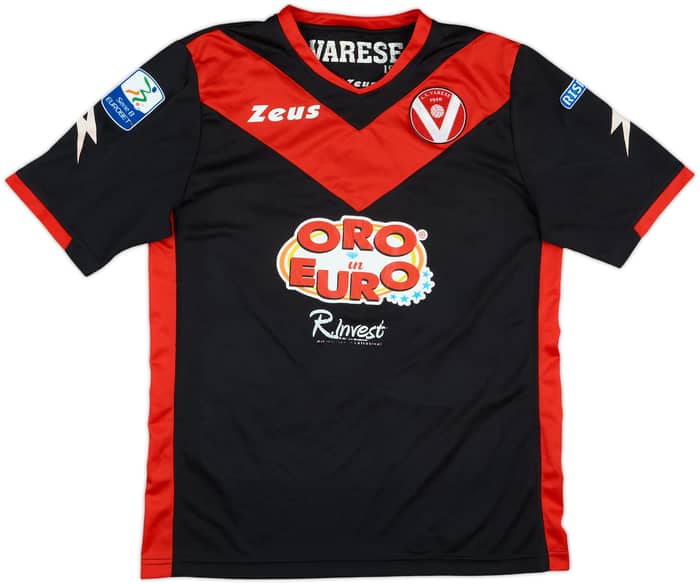 2013-15 Varese Match Issue Signed Third/GK S/S Shirt Bastianoni #22