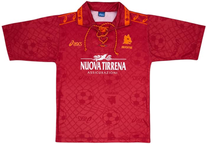1994-95 Roma Home Shirt - 8/10 - (L)