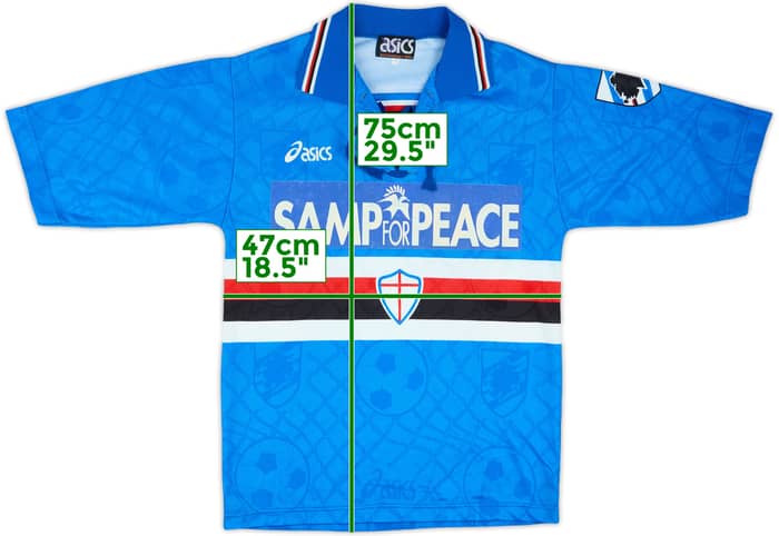 1994-95 Sampdoria Match Issue Home Shirt #15