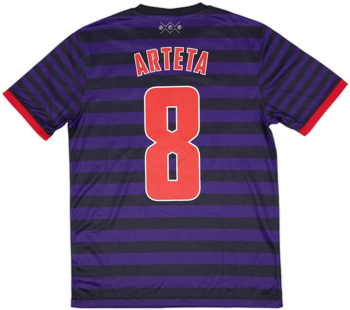 2012-13 Arsenal Away Shirt Arteta #8 (M)