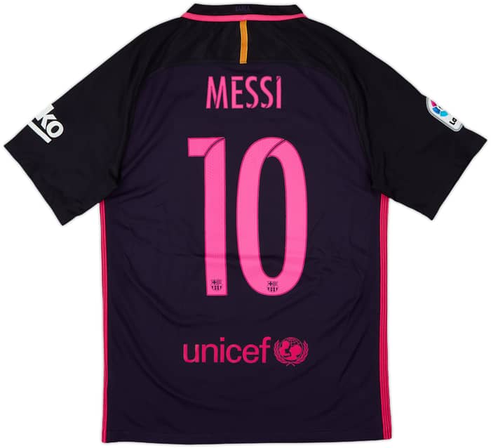 2016-17 Barcelona Away Shirt Messi #10 - 8/10 - (S)