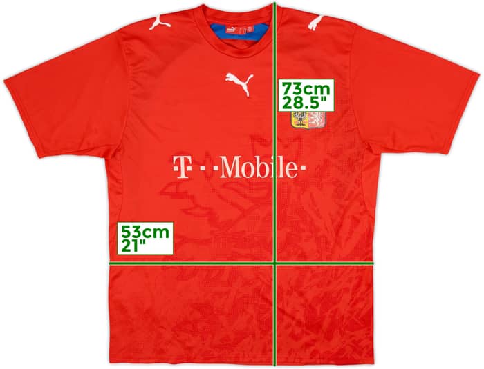 2006-08 Czech Republic Basic Home Shirt - 4/10 - (L)