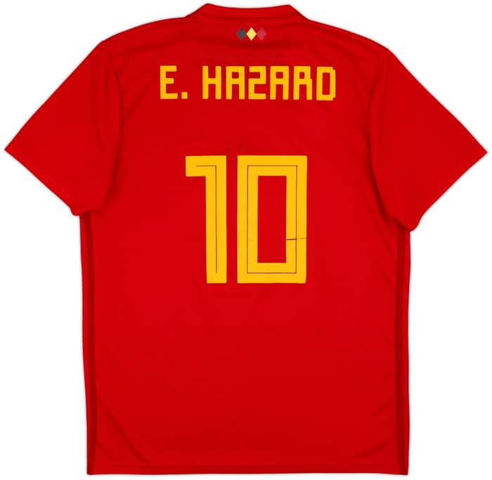 2018-19 Belgium Home Shirt E.Hazard #10 - 5/10 - (M)