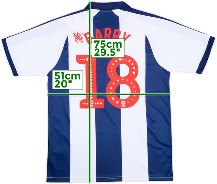 2018-19 West Brom Home Shirt Barry #18 (L)