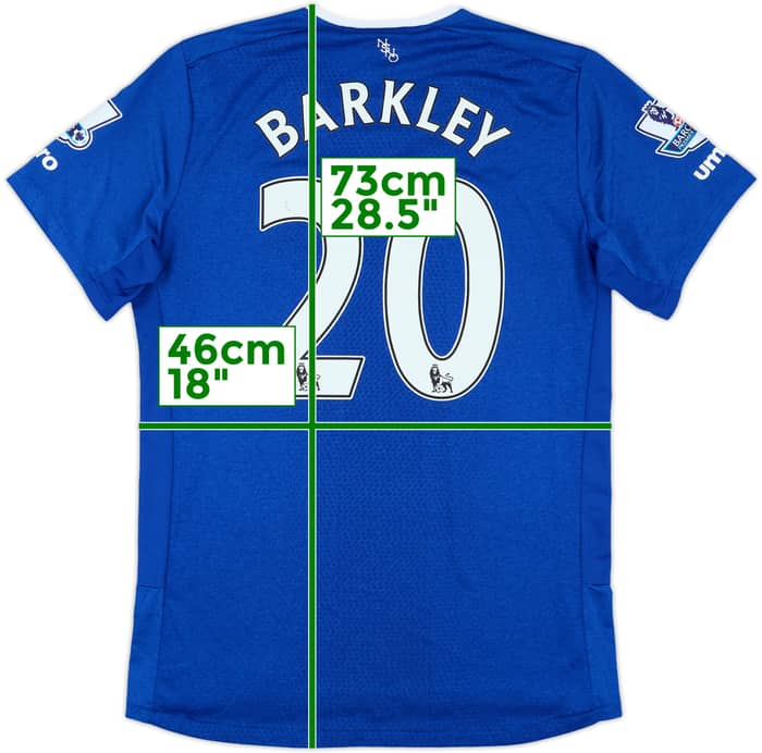 2015-16 Everton Home Shirt Barkley #20 - 6/10 - (M)