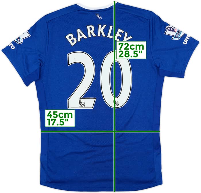 2015-16 Everton Home Shirt Barkley #20 - 7/10 - (M)