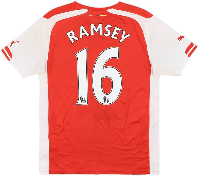 2014-15 Arsenal Home Shirt Ramsey #16 - 5/10 - (S)