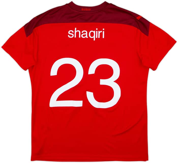 2020-21 Switzerland Home Shirt Shaqiri #23 - 8/10 - (L)