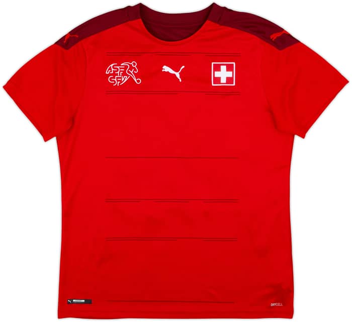 2020-21 Switzerland Home Shirt Shaqiri #23 - 8/10 - (L)
