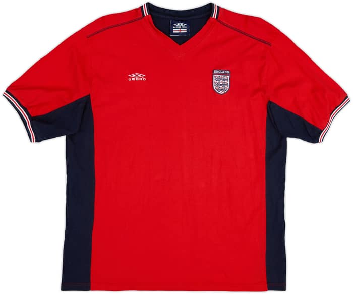 2002-04 England Umbro Cotton Tee - 8/10 - (XL)