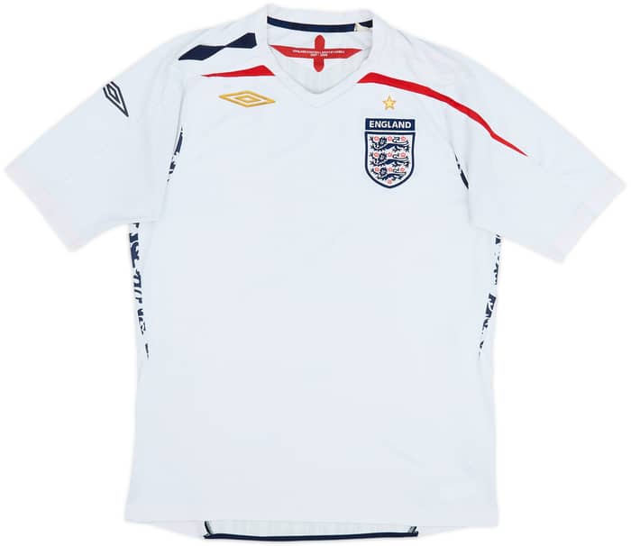 2007-09 England Home Shirt - 5/10 - (M)