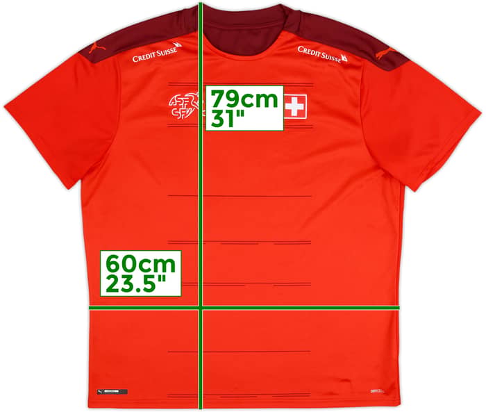 2020-21 Switzerland Home Shirt - 10/10 - (XXL)