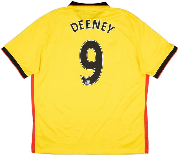 2016-17 Watford Home Shirt Deeney #9 - 8/10 - (XL)