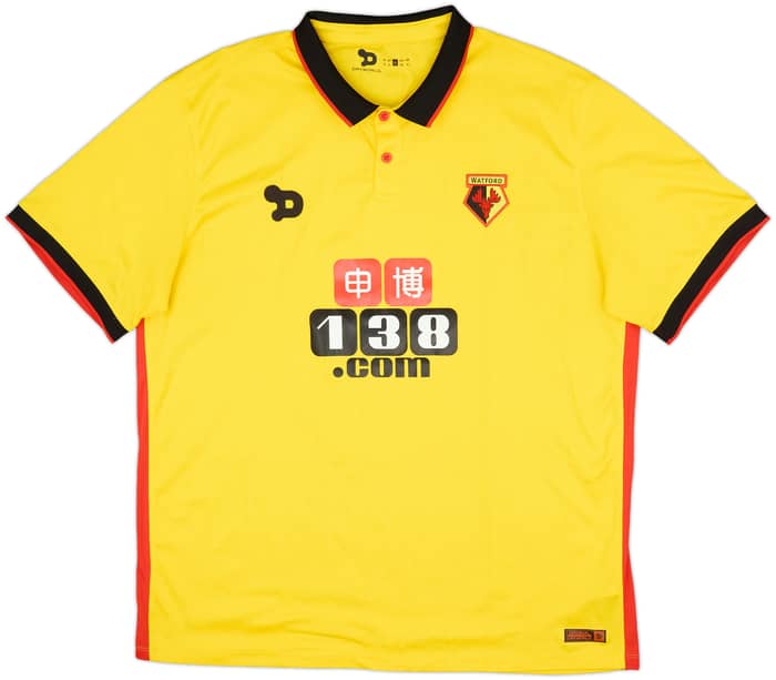 2016-17 Watford Home Shirt Deeney #9 - 8/10 - (XL)