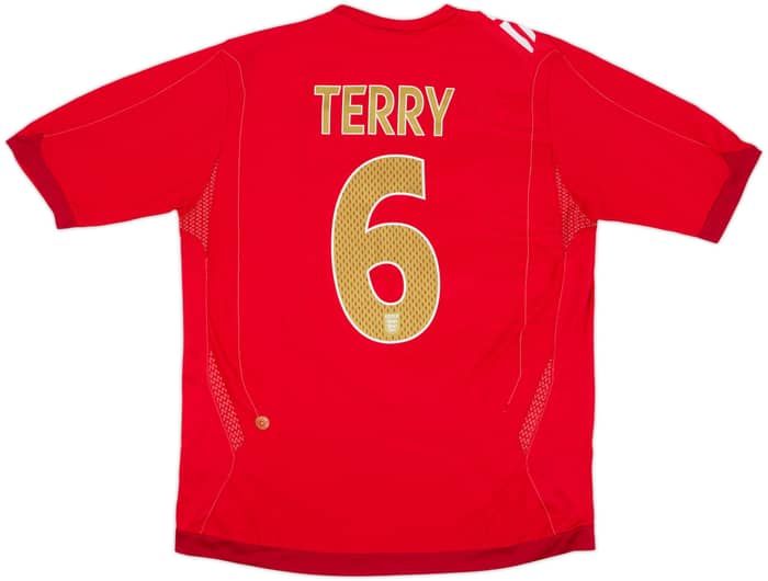 2006-08 England Away Shirt Terry #6 - 8/10 - (L)