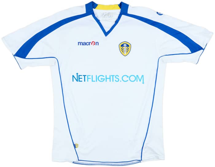 2008-09 Leeds United Home Shirt Becchio #10 - 6/10 - (L)