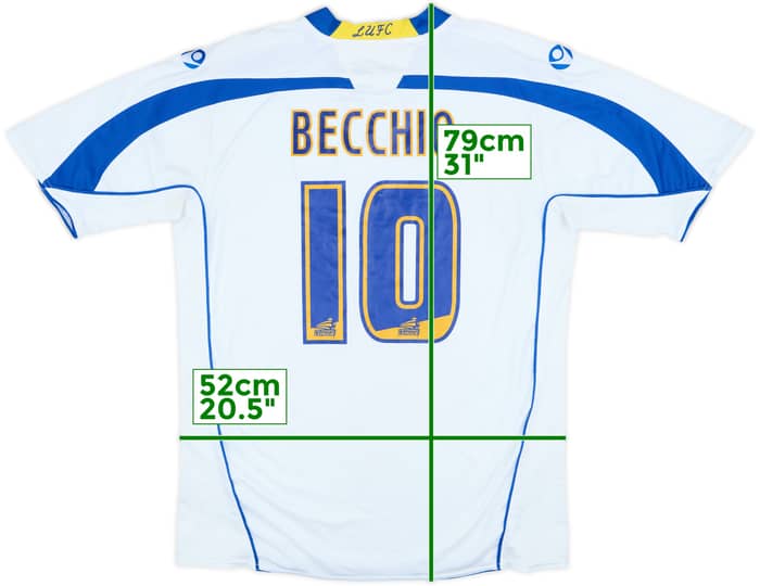 2008-09 Leeds United Home Shirt Becchio #10 - 6/10 - (L)