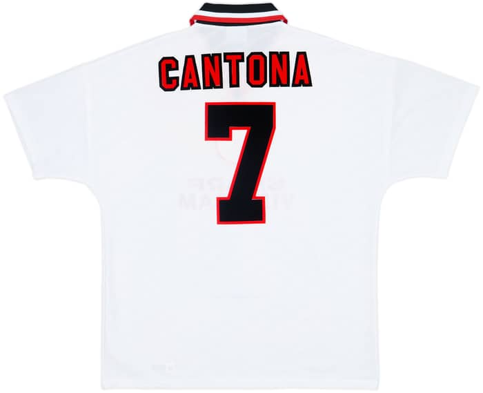 1996-97 Manchester United Away Shirt Cantona #7 - 8/10 - (XL)