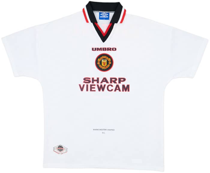1996-97 Manchester United Away Shirt Cantona #7 - 8/10 - (XL)