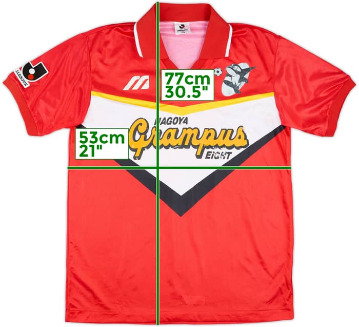 1993 Nagoya Grampus Eight Home Shirt #2 - 5/10 - (M)
