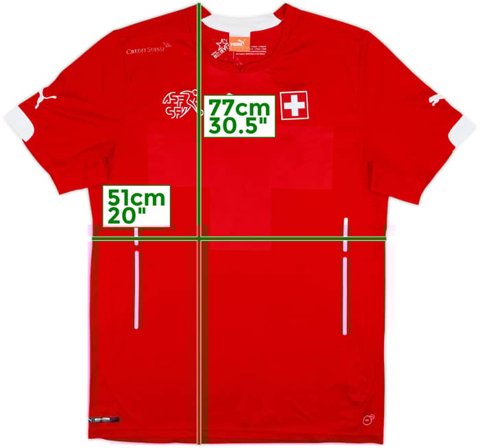 2014-15 Switzerland Home Shirt - 6/10 - (L)