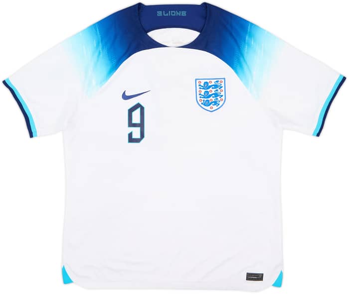 2022-23 England Home Shirt Kane #9 - 5/10 - (L)