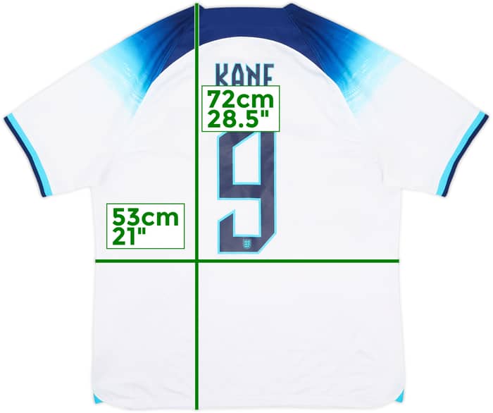 2022-23 England Home Shirt Kane #9 - 5/10 - (L)