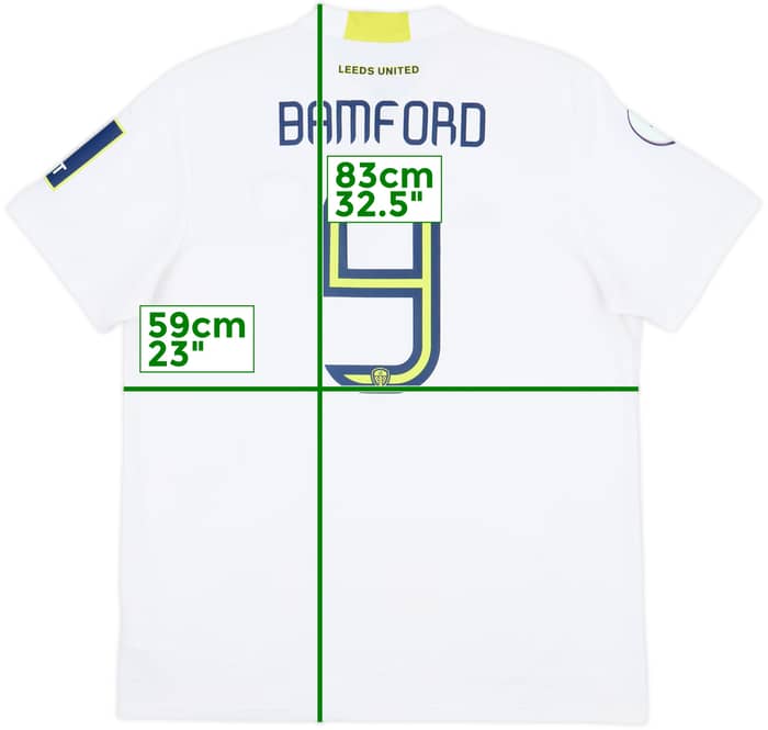 2021-22 Leeds United Home Shirt Bamford #9 - 7/10 - (XL)