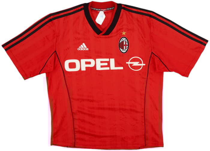 1999-00 AC Milan adidas Training Shirt - 9/10 - (L)