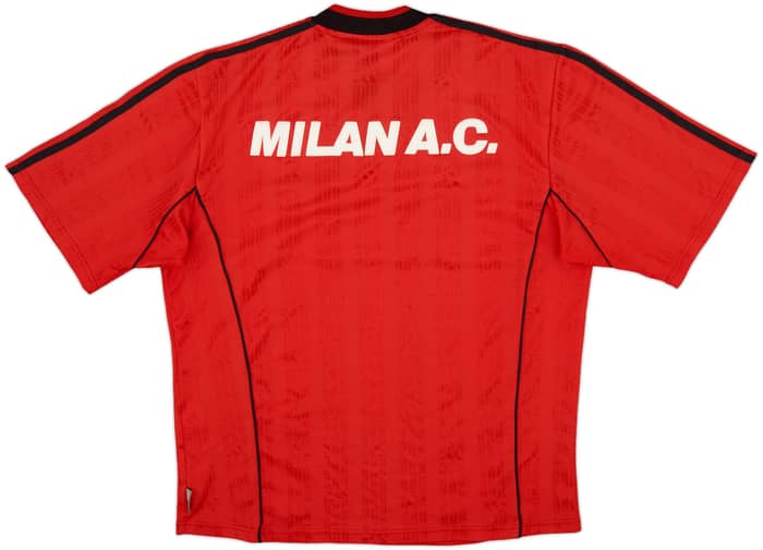 1999-00 AC Milan adidas Training Shirt - 9/10 - (L)