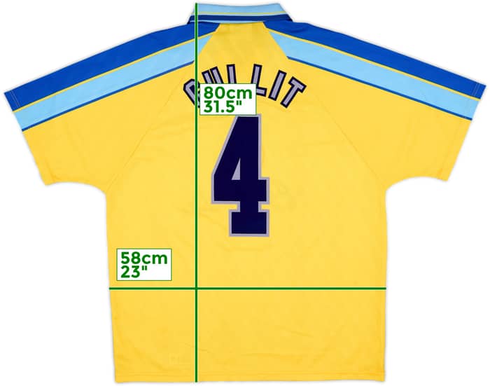 1996-97 Chelsea Away Shirt Gullit #4 - 8/10 - (XL)