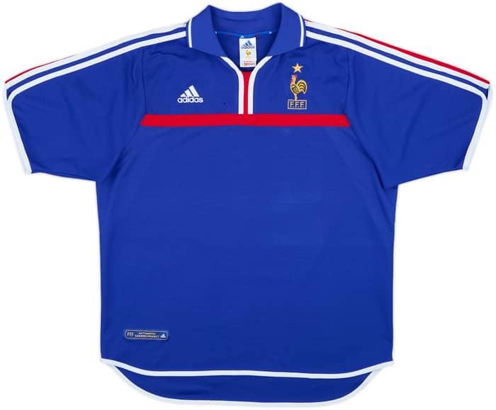 2000-02 France Home Shirt Zidane #10 - 5/10 - (XL)