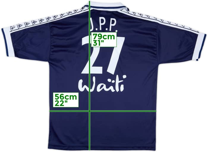 1996-97 Bordeaux Home Shirt J.P.P. #27 - 9/10 - (XL)