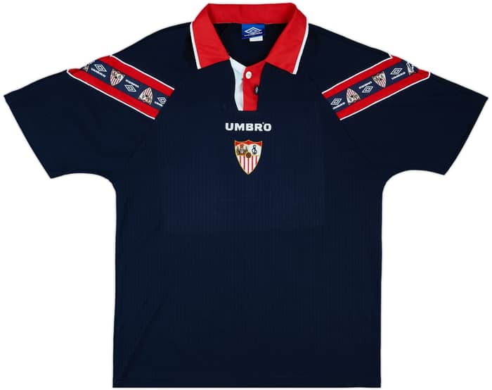 1998-99 Sevilla Third Shirt Patri #14 - 8/10 - (XL)