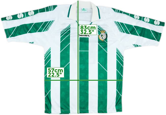 1996-97 Vitoria de Setubal Match Issue Home Shirt Gaspar #17