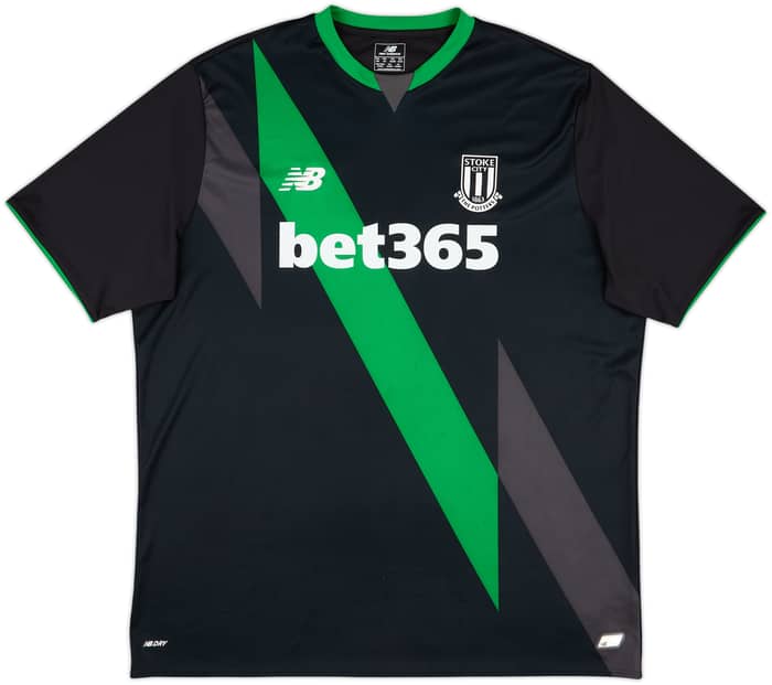 2015-16 Stoke City Away Shirt Crouch #25 - 9/10 - (XXL)