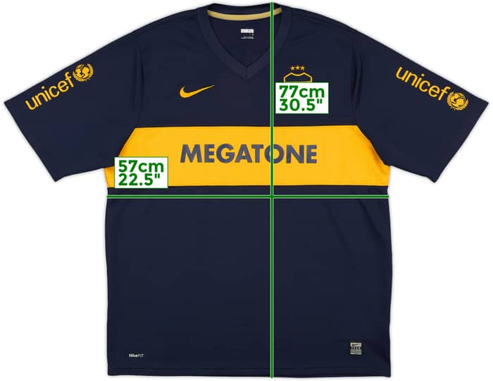 2008-09 Boca Juniors Home Shirt - 8/10 - (XL)