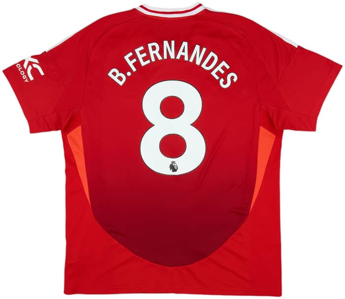 2024-25 Manchester United Home Shirt B.Fernandes #8 - 8/10 - (XL)