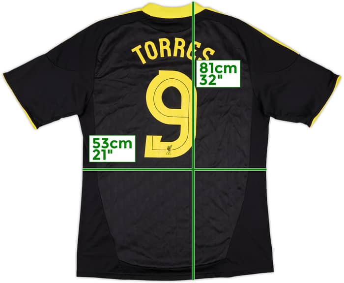 2010-11 Liverpool Third Shirt Torres #9 - 6/10 - (L)
