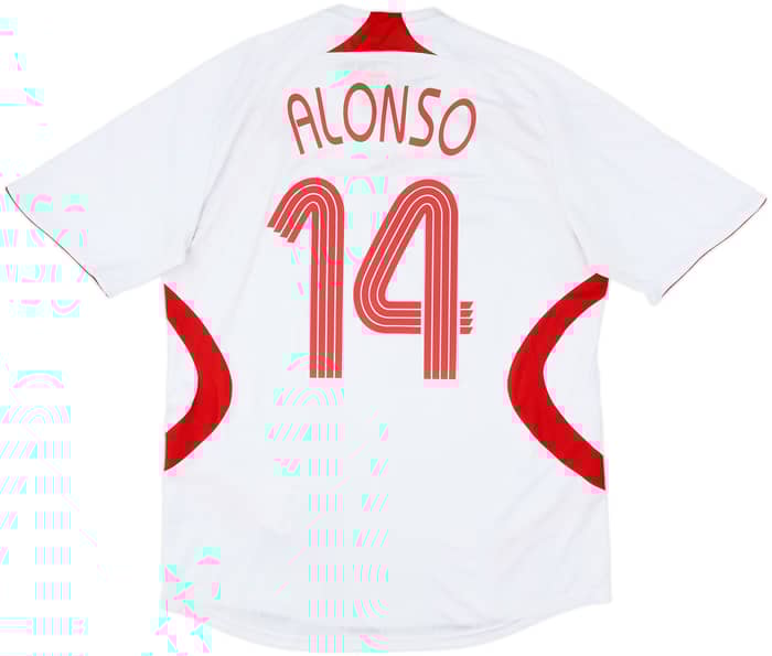 2007-08 Liverpool Away Shirt Alonso #14 - 6/10 - (L)
