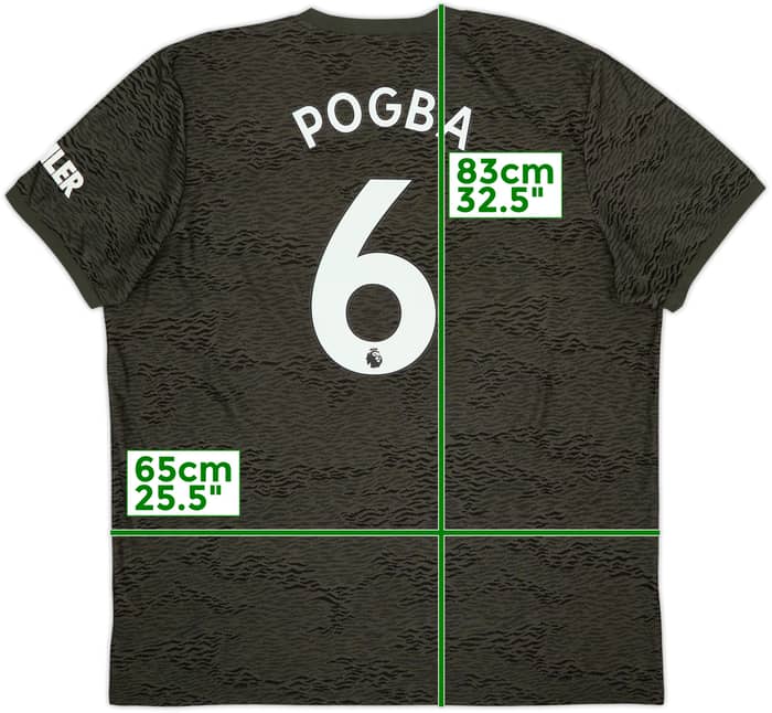 2020-21 Manchester United Away Shirt Pogba #6 - 9/10 - (XXL)