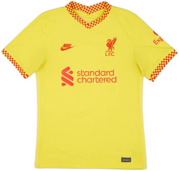 2021-22 Liverpool Third Shirt Virgil #4 - 7/10 - (S)