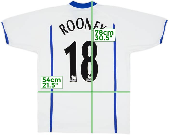 2002-03 Everton Away Shirt Rooney #18 - 7/10 - (M)