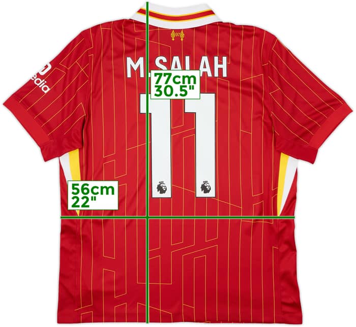 2024-25 Liverpool Home Shirt M.Salah #11 - 10/10 - (L)