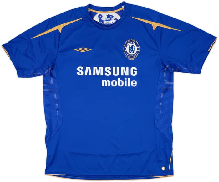 2005-06 Chelsea Centenary Home Shirt Lampard #8 - 7/10 - (XL)