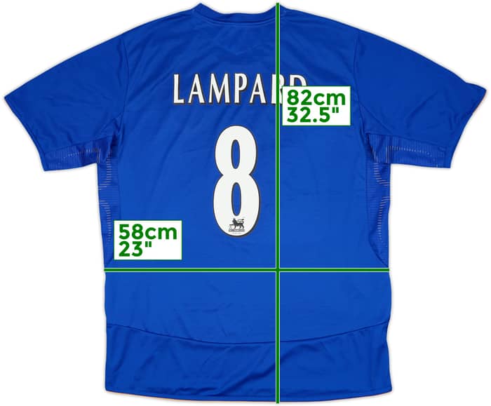 2005-06 Chelsea Centenary Home Shirt Lampard #8 - 7/10 - (XL)